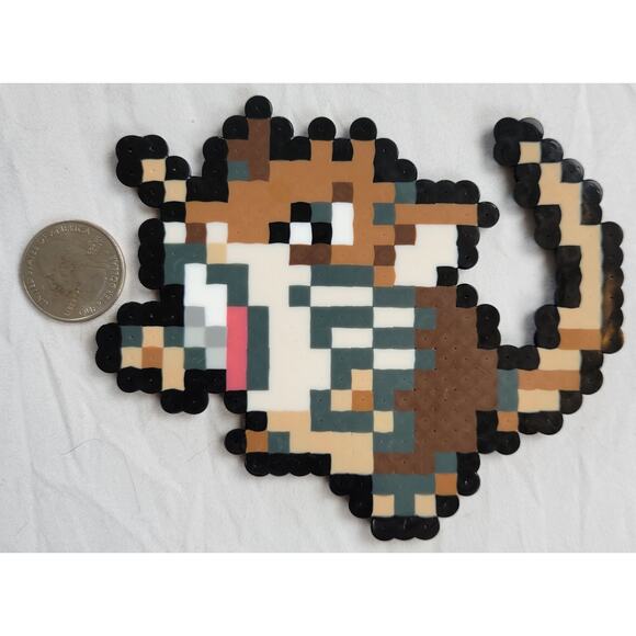Raticate Menu Icon Pokemon Perler Bead Pixel Art - Picture 1 of 2
